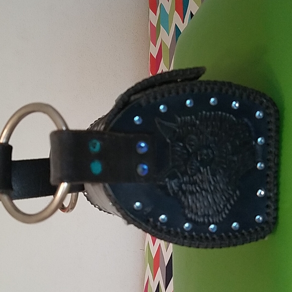 Hard leather purse..GATORITA..shoulder  strap.. - Picture 4 of 6